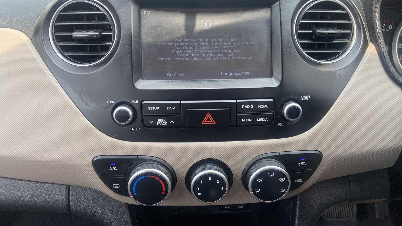 2018 Hyundai Grand i10 SPORTZ AT 1.2 KAPPA VTVT, Petrol, Automatic, 8,034 km, Air Conditioner