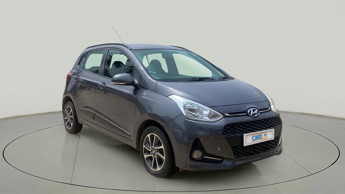2018 Hyundai Grand i10 SPORTZ AT 1.2 KAPPA VTVT, Petrol, Automatic, 8,034 km, Right Front Diagonal