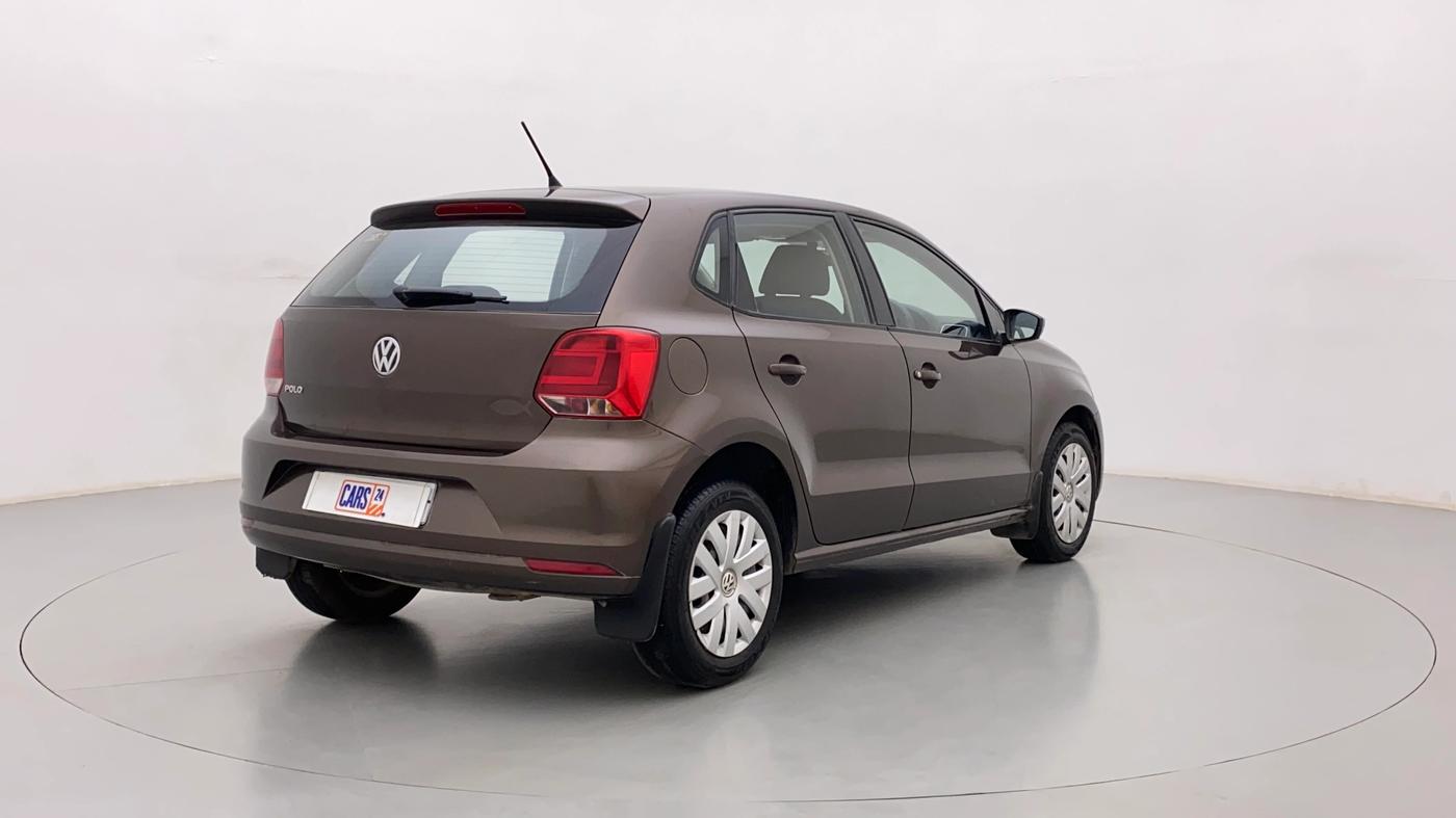 2016 Volkswagen Polo COMFORTLINE 1.2L, Petrol, Manual, 90,261 km, Right Back Diagonal