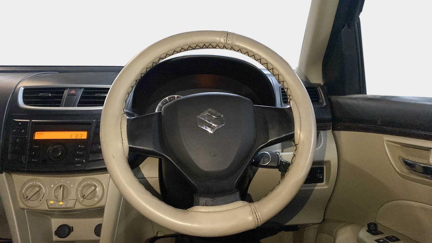 2014 Maruti Swift Dzire VXI, Petrol, Manual, 72,058 km, Steering Wheel Close Up