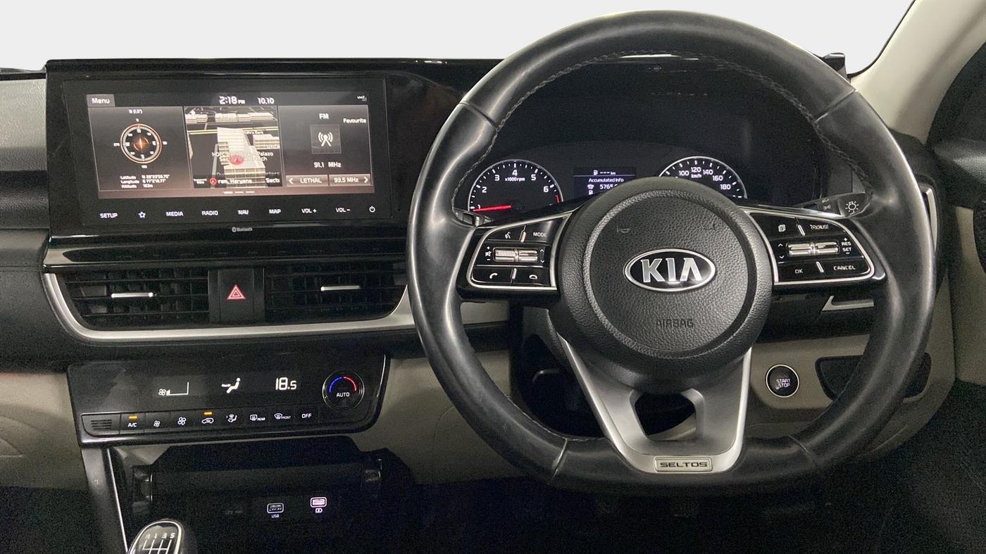 2020 KIA SELTOS HTX 1.5 PETROL, Petrol, Manual, 62,891 km, Steering Wheel Close Up