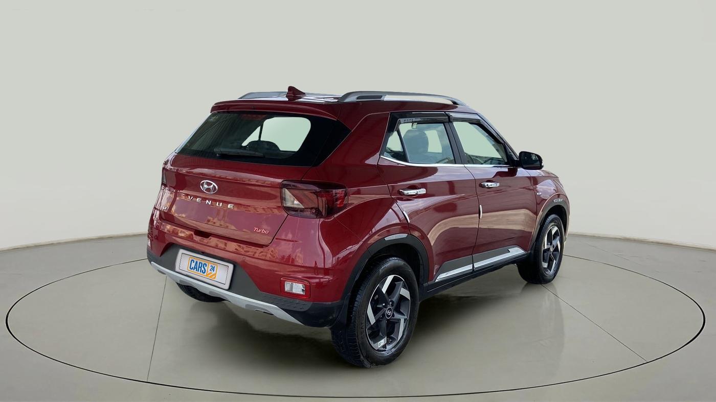 2022 Hyundai VENUE SX 1.0 (O) TURBO IMT, Petrol, Manual, 12,795 km, Right Back Diagonal