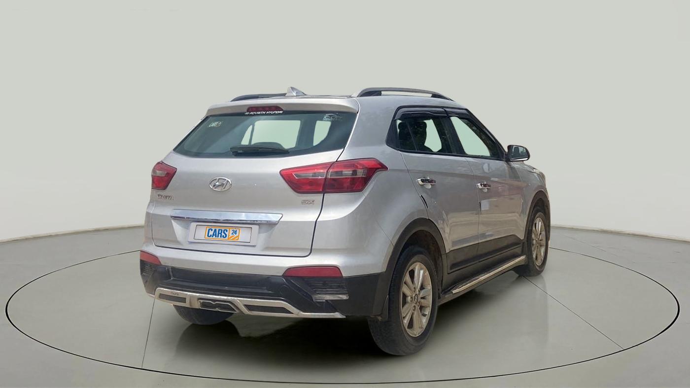 2016 Hyundai Creta SX PLUS 1.6 PETROL, Petrol, Manual, 37,440 km, Right Back Diagonal