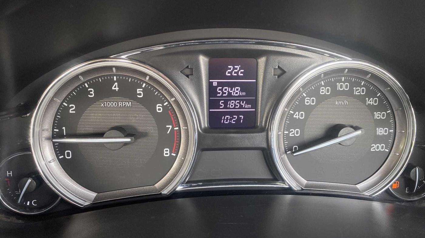 2017 Maruti Ciaz ALPHA 1.4 PETROL, Petrol, Manual, 51,850 km, Odometer Image