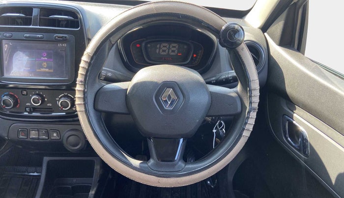 2018 Renault Kwid RXT 1.0 (O), Petrol, Manual, 27,033 km, Steering Wheel Close Up