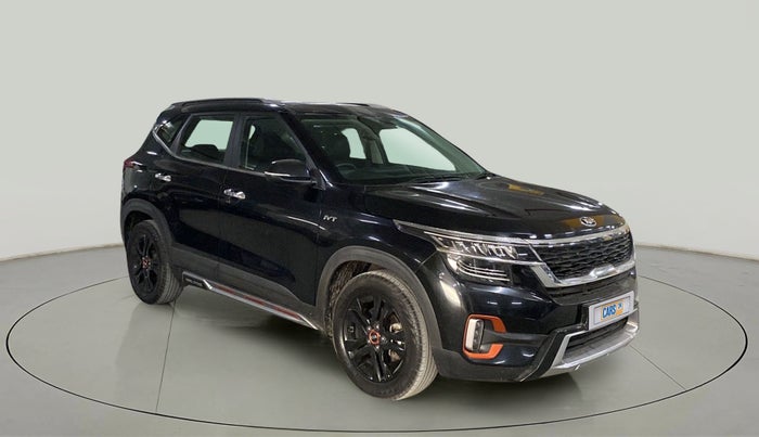 2021 KIA SELTOS HTX ANNIVERSARY EDITION 1.5 PETROL CVT, Petrol, Automatic, 39,431 km, Right Front Diagonal