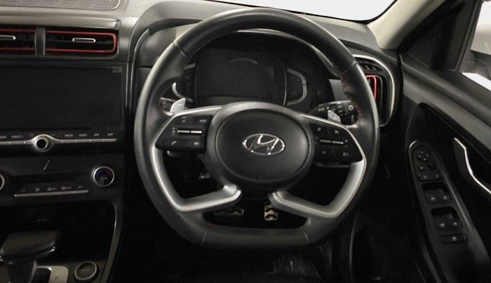 2020 Hyundai Creta SX (O) 1.4 TURBO DCT, Petrol, Automatic, 37,895 km, Steering Wheel Close Up