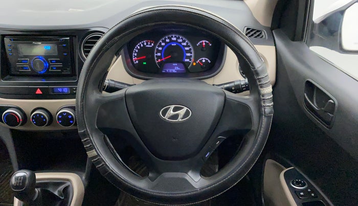 2015 Hyundai Grand i10 MAGNA 1.2 KAPPA VTVT, Petrol, Manual, 41,453 km, Steering Wheel Close Up
