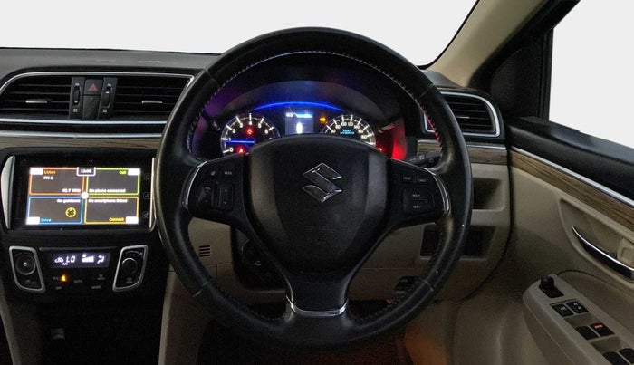 2018 Maruti Ciaz ALPHA 1.5 SHVS PETROL, Petrol, Manual, 51,338 km, Steering Wheel Close Up