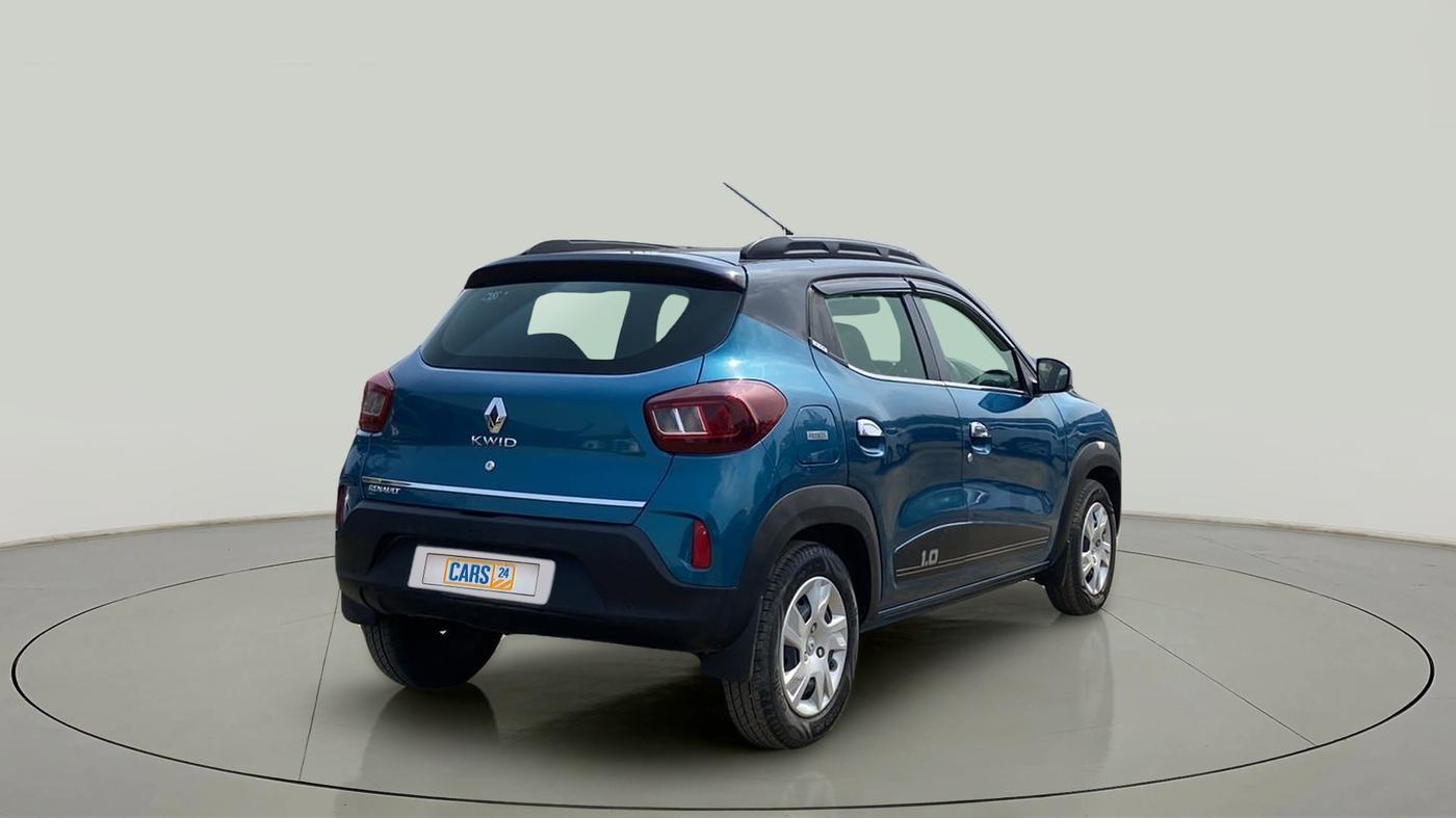 2021 Renault Kwid RXT 1.0 (O), Petrol, Manual, 10,664 km, Right Back Diagonal