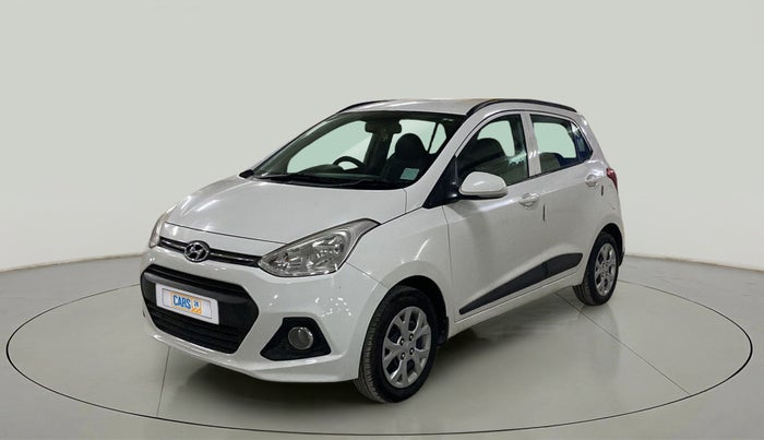 2016 Hyundai Grand i10 SPORTZ 1.2 KAPPA VTVT, Petrol, Manual, 95,465 km, Left Front Diagonal