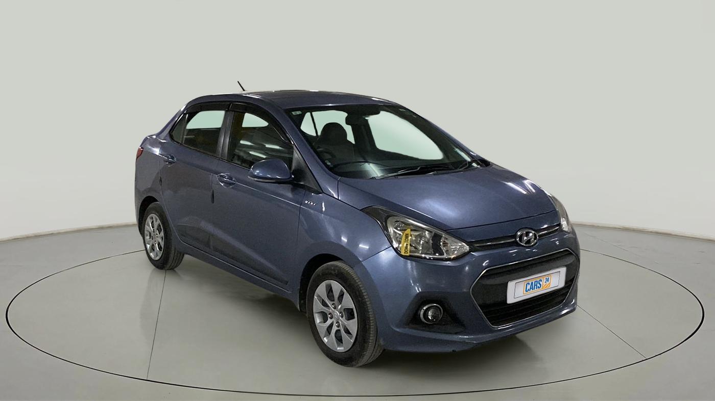 2016 Hyundai Xcent S 1.2, Petrol, Manual, 1,00,948 km, Right Front Diagonal
