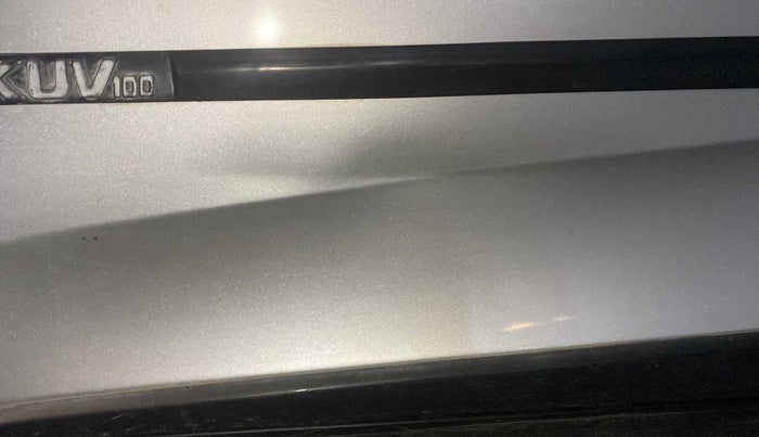 2017 Mahindra Kuv100 K6 PLUS D 6 STR, Diesel, Manual, 39,312 km, Front passenger door - Door visor damaged