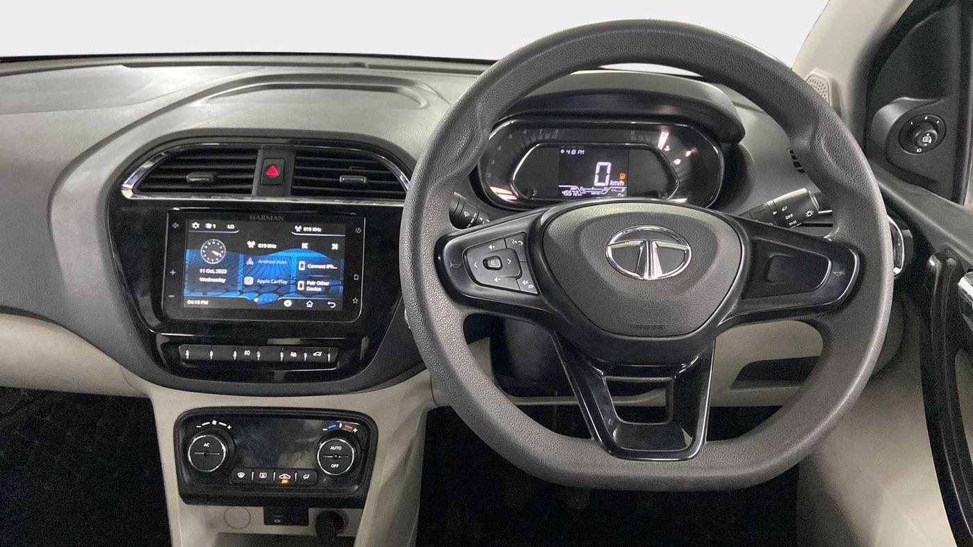 2022 Tata TIGOR XZ PLUS PETROL, Petrol, Manual, 45,571 km, Steering Wheel Close Up