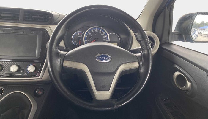 2019 Datsun Go Plus T(O), Petrol, Manual, 45,234 km, Steering Wheel Close Up