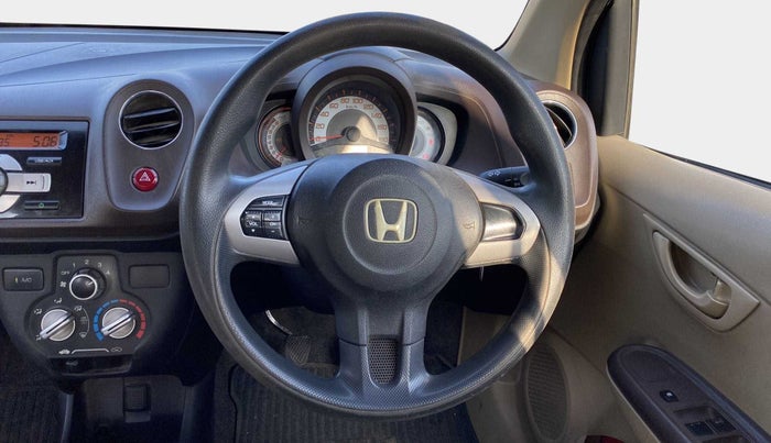 2012 Honda Brio S MT, Petrol, Manual, 59,525 km, Steering Wheel Close Up