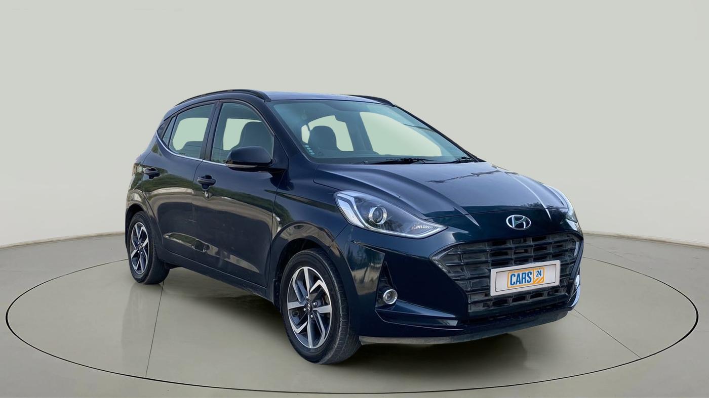 2019 Hyundai GRAND I10 NIOS SPORTZ 1.2 KAPPA VTVT DUAL TONE, Petrol, Manual, 1,00,209 km, Right Front Diagonal