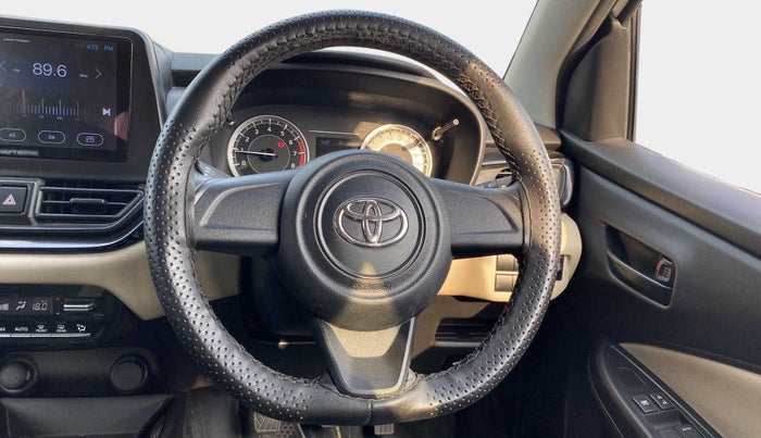 2022 Toyota Glanza E, Petrol, Manual, 12,616 km, Steering Wheel Close Up