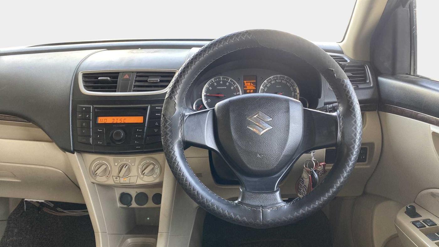 2013 Maruti Swift Dzire VXI, Petrol, Manual, 70,103 km, Steering Wheel Close Up