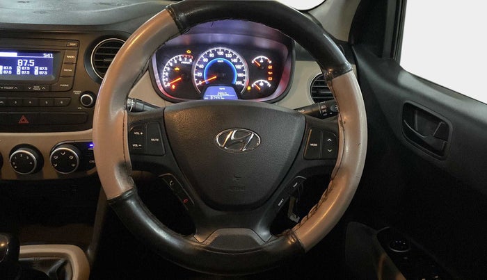 2018 Hyundai Grand i10 MAGNA 1.2 KAPPA VTVT, CNG, Manual, 87,408 km, Steering Wheel Close Up