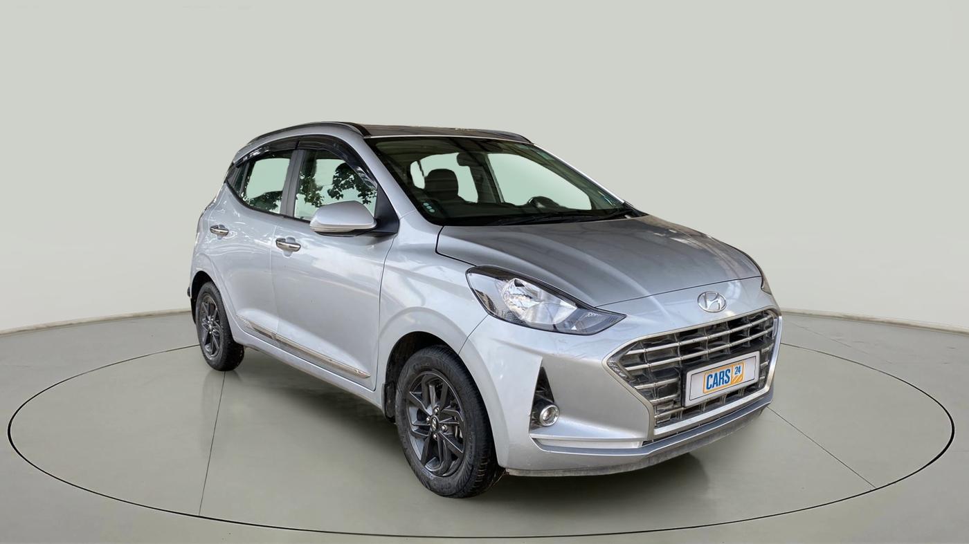 2021 Hyundai GRAND I10 NIOS SPORTZ 1.2 KAPPA VTVT, Petrol, Manual, 32,054 km, Right Front Diagonal