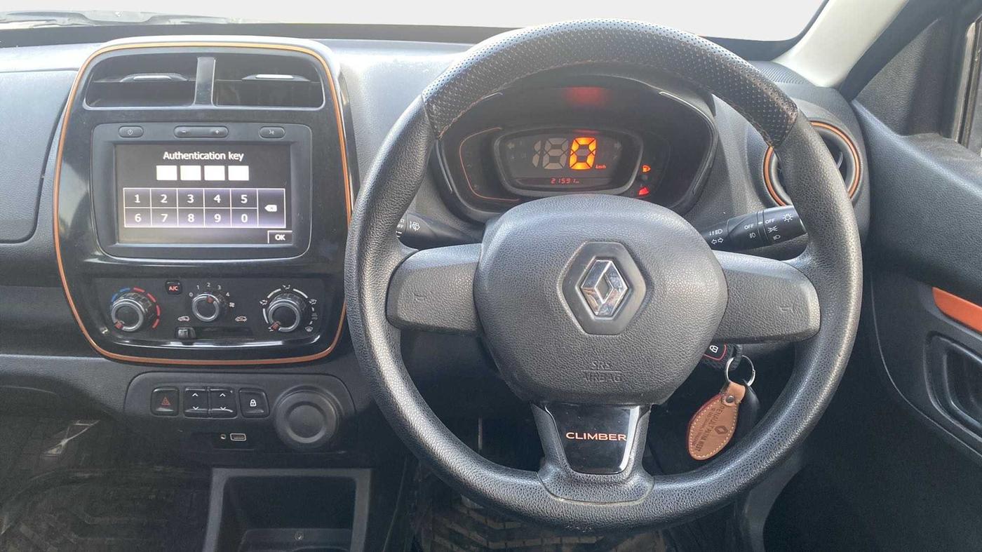 2018 Renault Kwid CLIMBER 1.0, Petrol, Manual, 21,589 km, Steering Wheel Close Up