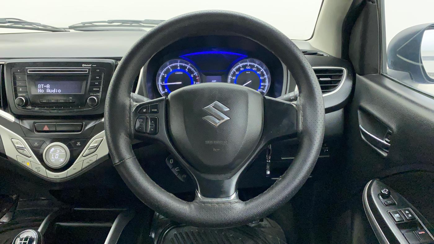 2017 Maruti Baleno DELTA PETROL 1.2, Petrol, Manual, 25,403 km, Steering Wheel Close Up
