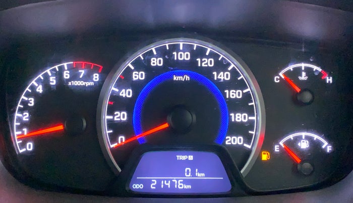 2018 Hyundai Grand i10 MAGNA 1.2 KAPPA VTVT, Petrol, Manual, 21,476 km, Odometer Image