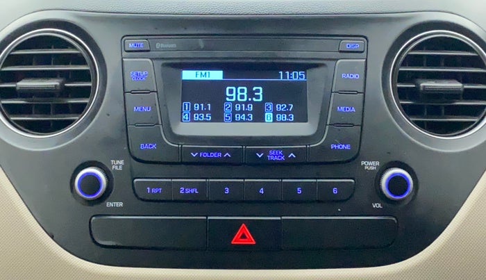 2018 Hyundai Grand i10 MAGNA 1.2 KAPPA VTVT, Petrol, Manual, 21,476 km, Infotainment System