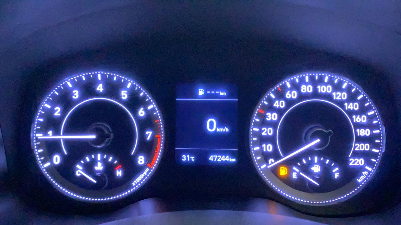 2019 Hyundai VENUE SX 1.0 (O) TURBO, Petrol, Manual, 47,417 km, Odometer Image