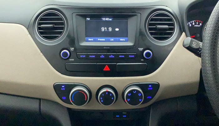 2017 Hyundai Grand i10 SPORTZ 1.2 KAPPA VTVT, Petrol, Manual, 49,325 km, Air Conditioner
