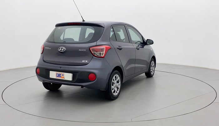 2017 Hyundai Grand i10 SPORTZ 1.2 KAPPA VTVT, Petrol, Manual, 49,325 km, Right Back Diagonal