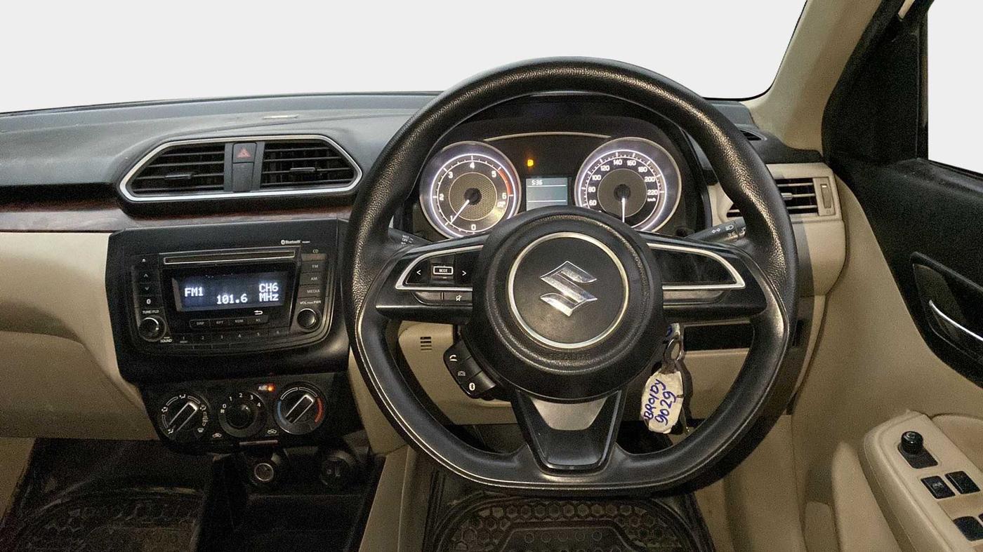 2018 Maruti Dzire VDI, Diesel, Manual, 99,958 km, Steering Wheel Close Up