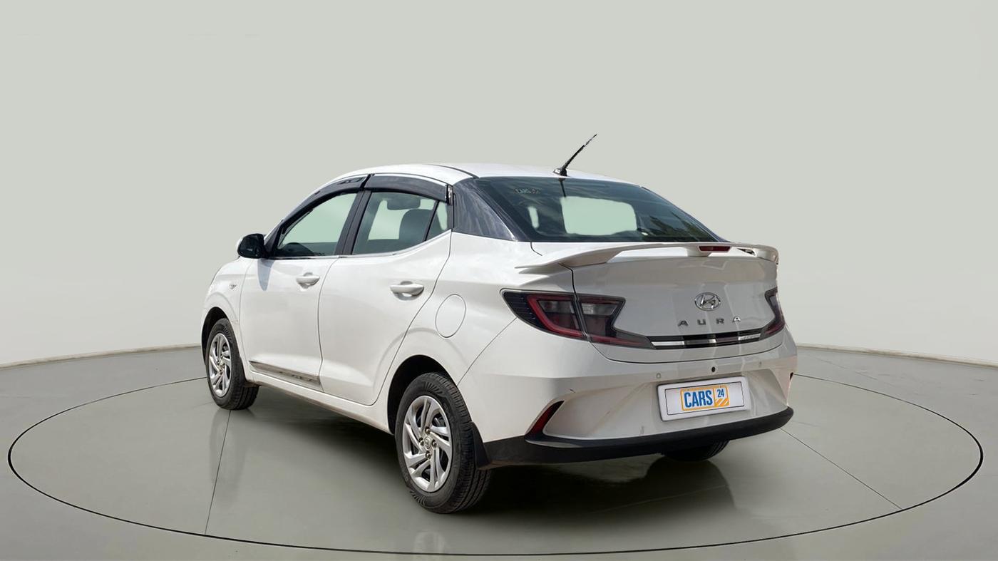 2022 Hyundai AURA S 1.2 CNG, CNG, Manual, 6,800 km, Left Back Diagonal