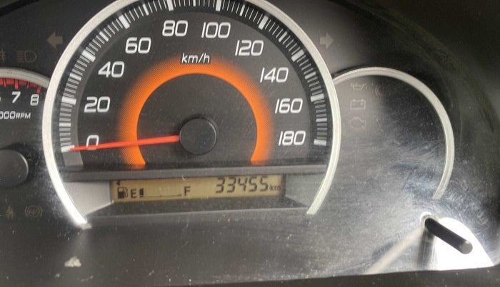 2015 Maruti Wagon R 1.0 VXI, Petrol, Manual, 33,436 km, Odometer Image