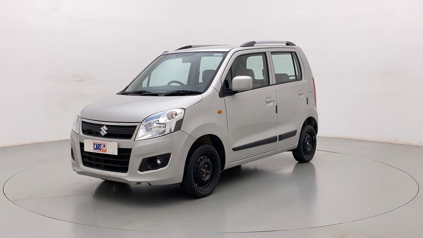 2017 Maruti Wagon R 1.0 VXI AMT, Petrol, Automatic, 21,156 km, Left Front Diagonal