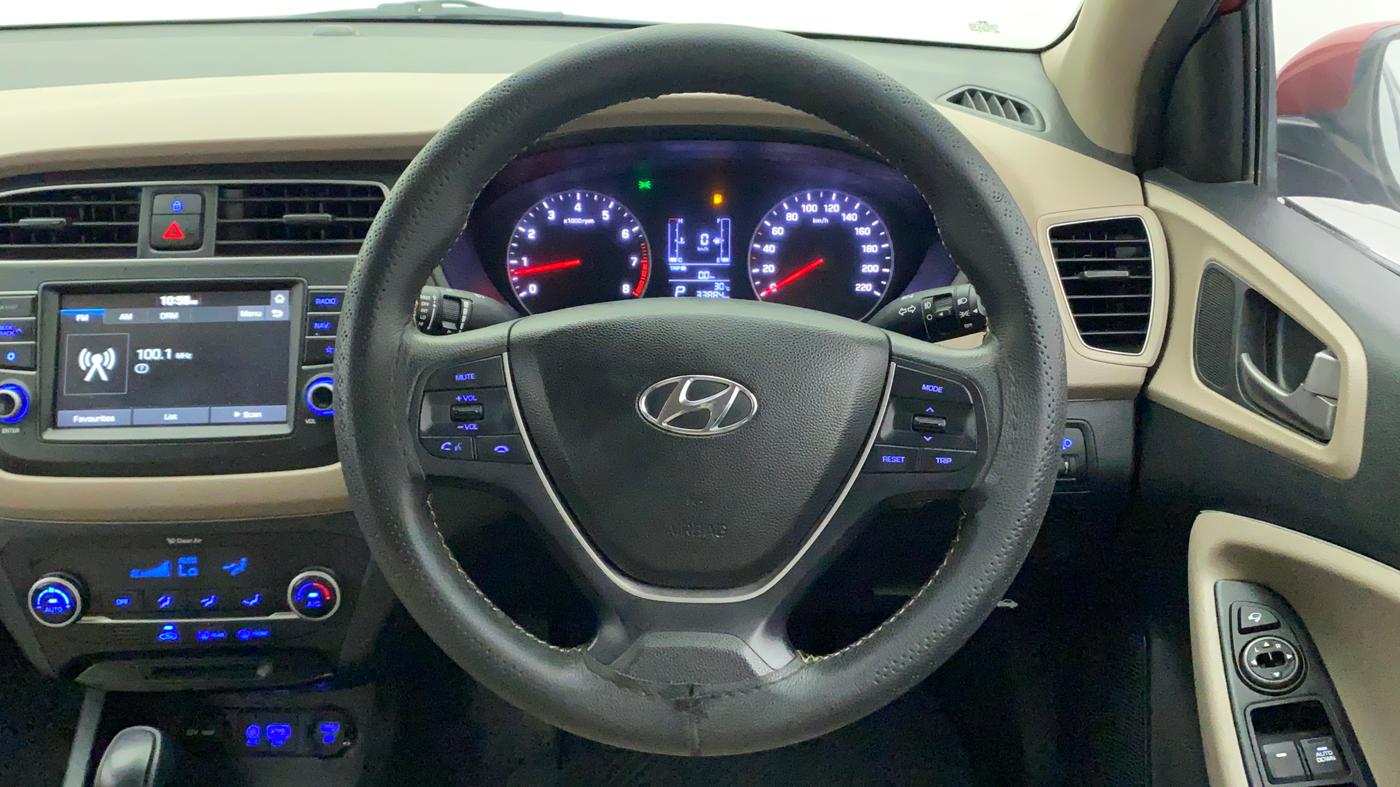 2018 Hyundai Elite i20 ASTA 1.2  CVT, Petrol, Automatic, 34,044 km, Steering Wheel Close Up