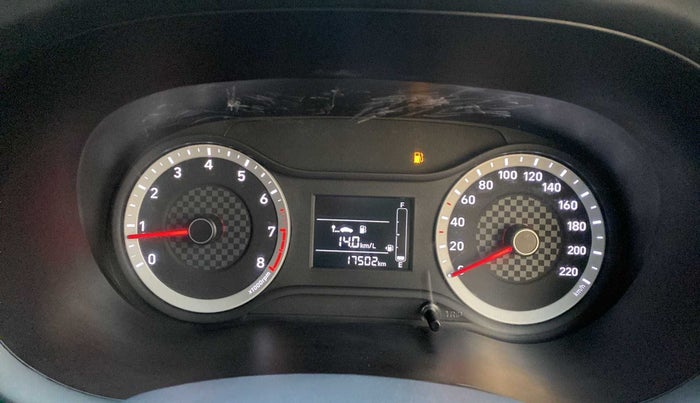 2021 Hyundai AURA S 1.2, Petrol, Manual, 17,499 km, Odometer Image