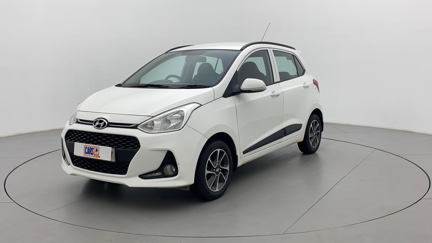 2019 Hyundai Grand i10 SPORTZ AT 1.2 KAPPA VTVT, Petrol, Automatic, 18,760 km, Left Front Diagonal
