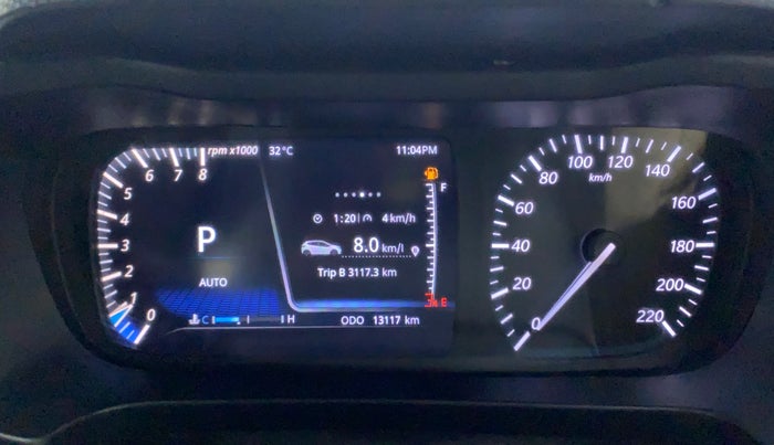 2022 Tata ALTROZ XZA PLUS, Petrol, Automatic, 13,116 km, Odometer Image
