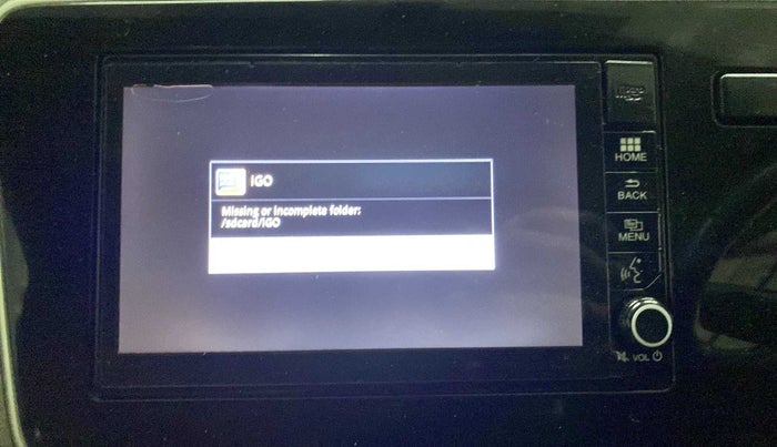 2017 Honda City 1.5L I-VTEC VX, Petrol, Manual, 37,420 km, Infotainment system - GPS Card not working/missing