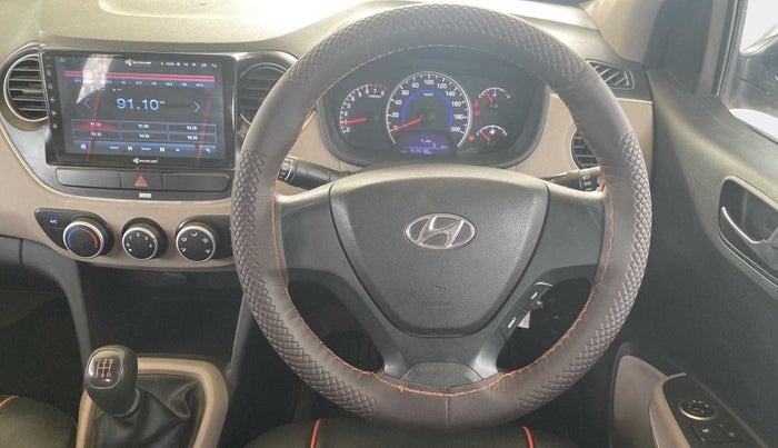 2017 Hyundai Grand i10 MAGNA 1.2 KAPPA VTVT, Petrol, Manual, 41,390 km, Steering Wheel Close Up