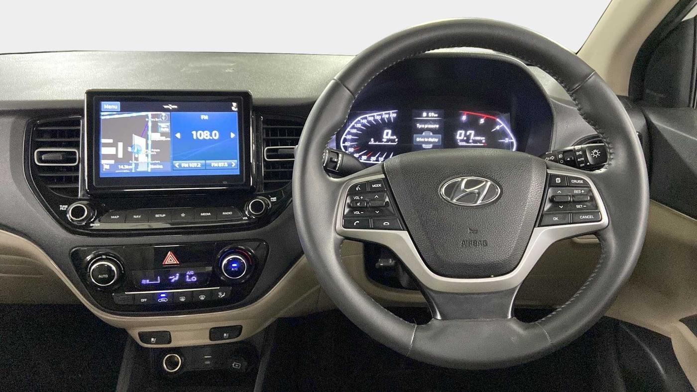 2020 Hyundai Verna SX (O) 1.5 CRDI, Diesel, Manual, 27,422 km, Steering Wheel Close Up