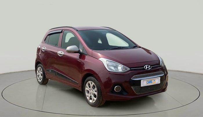 2015 Hyundai Grand i10 SPORTZ 1.2 KAPPA VTVT, Petrol, Manual, 45,164 km, Right Front Diagonal