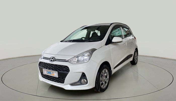 2017 Hyundai Grand i10 SPORTZ (O) 1.2 KAPPA VTVT, Petrol, Manual, 41,719 km, Left Front Diagonal
