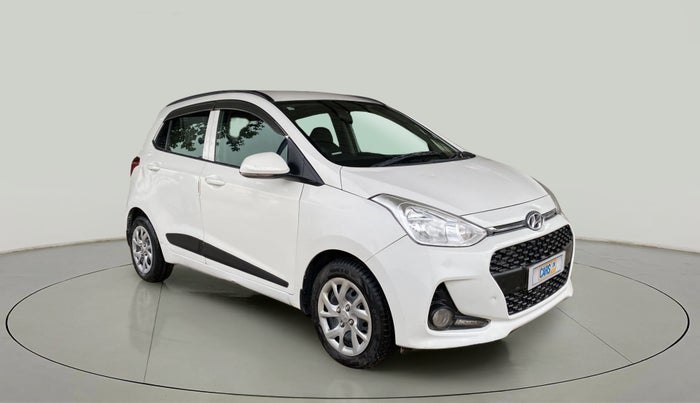 2017 Hyundai Grand i10 SPORTZ (O) 1.2 KAPPA VTVT, Petrol, Manual, 41,719 km, Right Front Diagonal