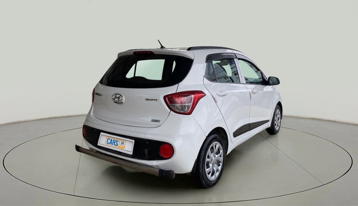 2017 Hyundai Grand i10 SPORTZ (O) 1.2 KAPPA VTVT, Petrol, Manual, 41,719 km, Right Back Diagonal