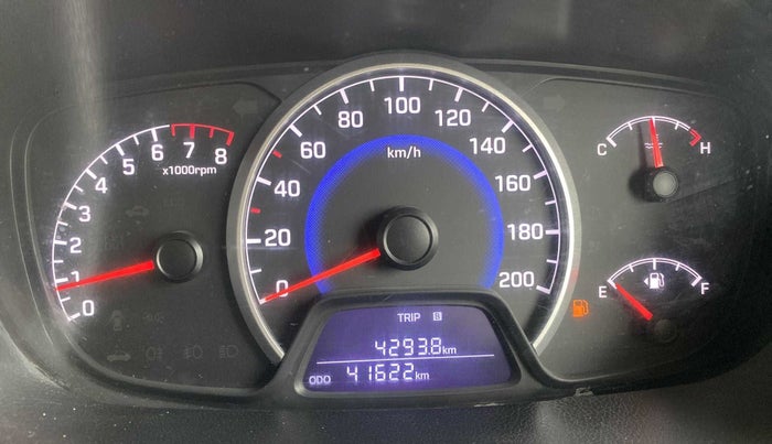 2017 Hyundai Grand i10 SPORTZ (O) 1.2 KAPPA VTVT, Petrol, Manual, 41,719 km, Odometer Image