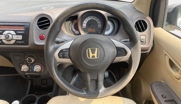 2012 Honda Brio S MT, Petrol, Manual, 47,160 km, Steering Wheel Close Up