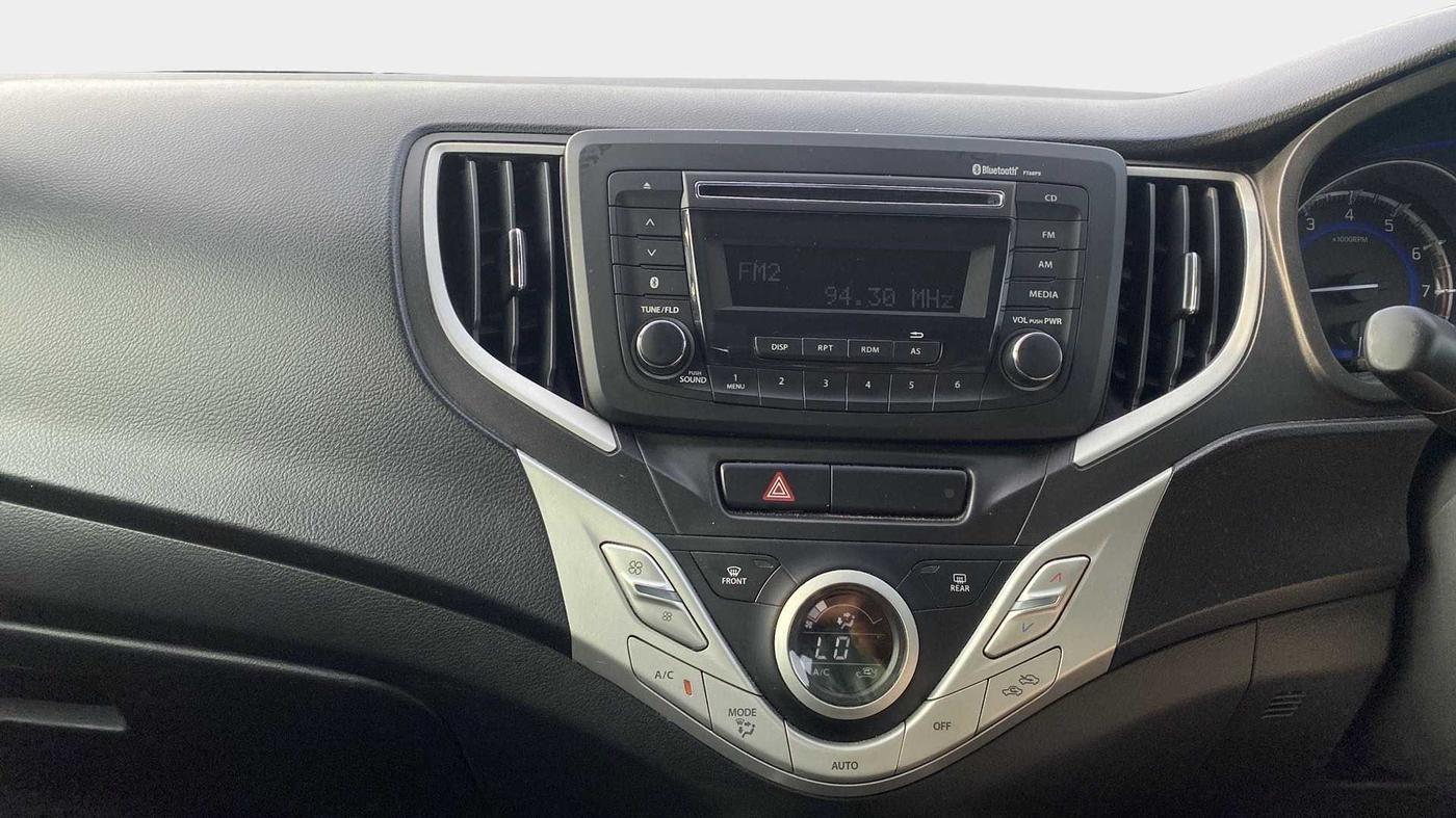 2017 Maruti Baleno ZETA PETROL 1.2, Petrol, Manual, 63,015 km, Air Conditioner